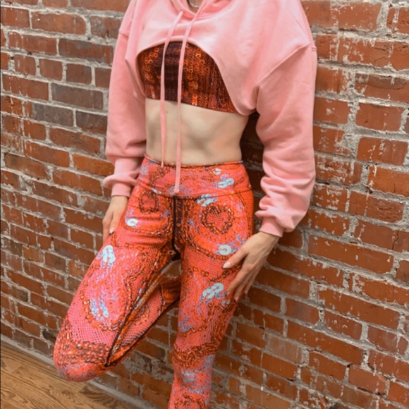 Ventcri Pants - HP🎈Katy Red Sequin Print Yoga Leggings By Ventcri